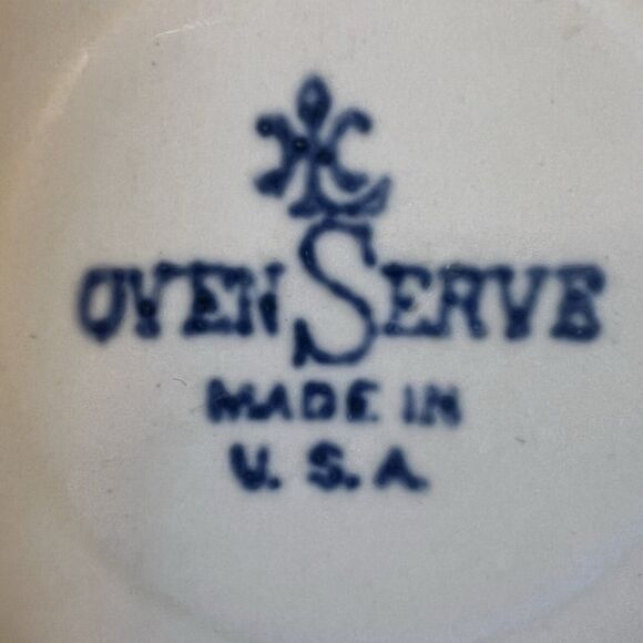 Homer Laughlin Oven Serve 1 Qt Casserole Dish Green Floral Vintage Cottagecore - Picture 14 of 14